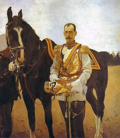 serov: grand duke pavel aleksandrovich portrait
